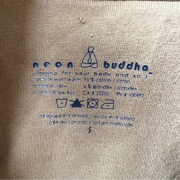 Neon Buddha Yellow Jacket, Size Small. - Picture 2 of 6